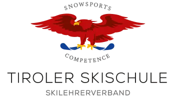 Logo der Tiroler Skischule mit Adler und Schriftzug